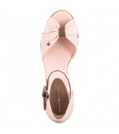 Tommy Hilfiger Basic Open Toe Mid Wedge Whimsy Pink FW0FW04785 TJQ (TH1078-b) kingad