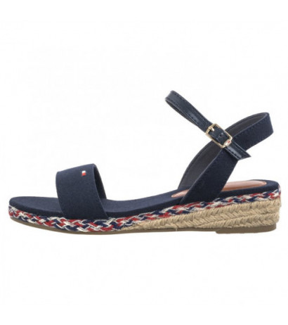 Tommy Hilfiger Rope Wedge Sandal T3A7-33283-1703 800 Blue (TH1077-a) kingad