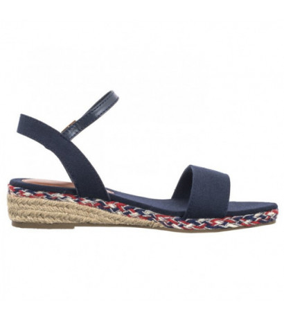 Tommy Hilfiger Rope Wedge Sandal T3A7-33283-1703 800 Blue (TH1077-a) kingad