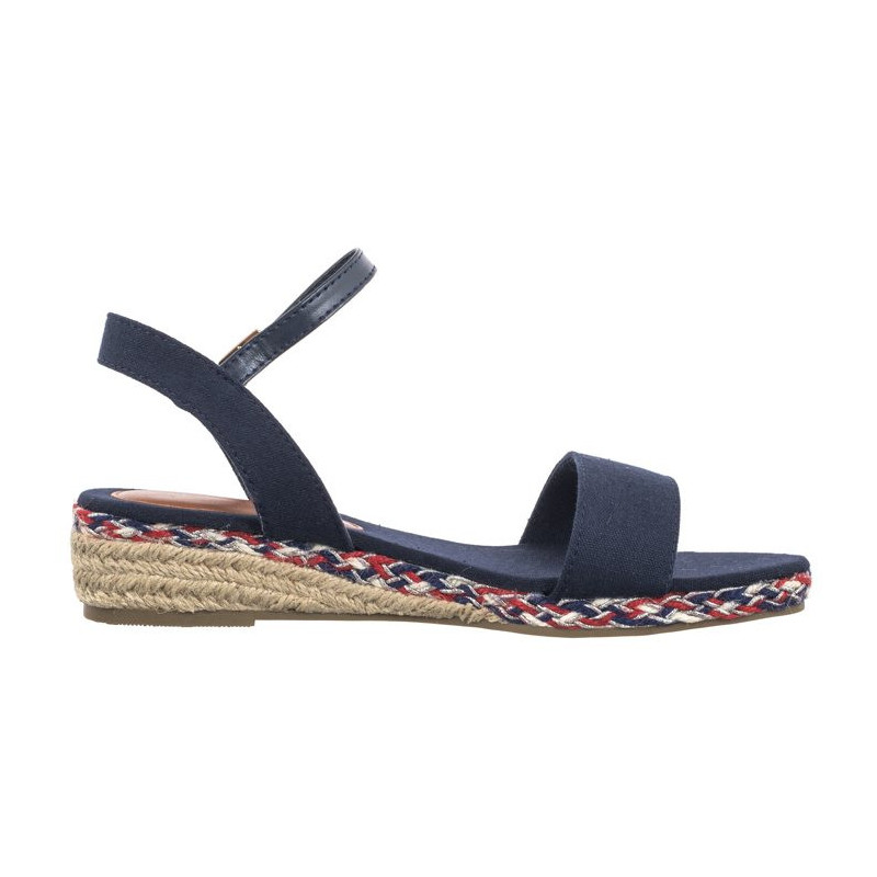 Tommy Hilfiger Rope Wedge Sandal T3A7-33283-1703 800 Blue (TH1077-a) kingad