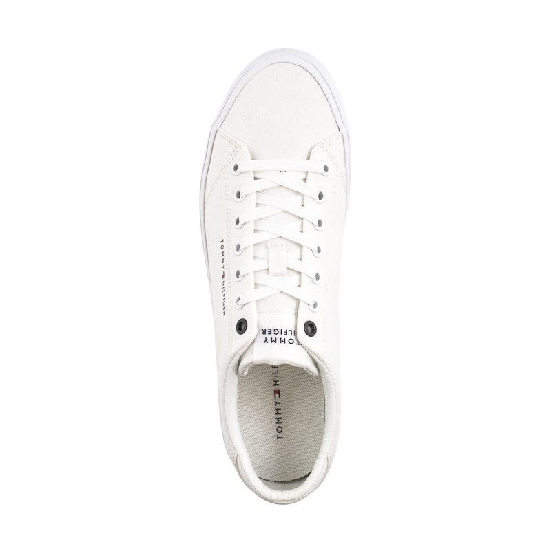 Tommy Hilfiger TH Hi Vulc Low Canvas White FM0FM04882 YBS (TH1079-a) tossud