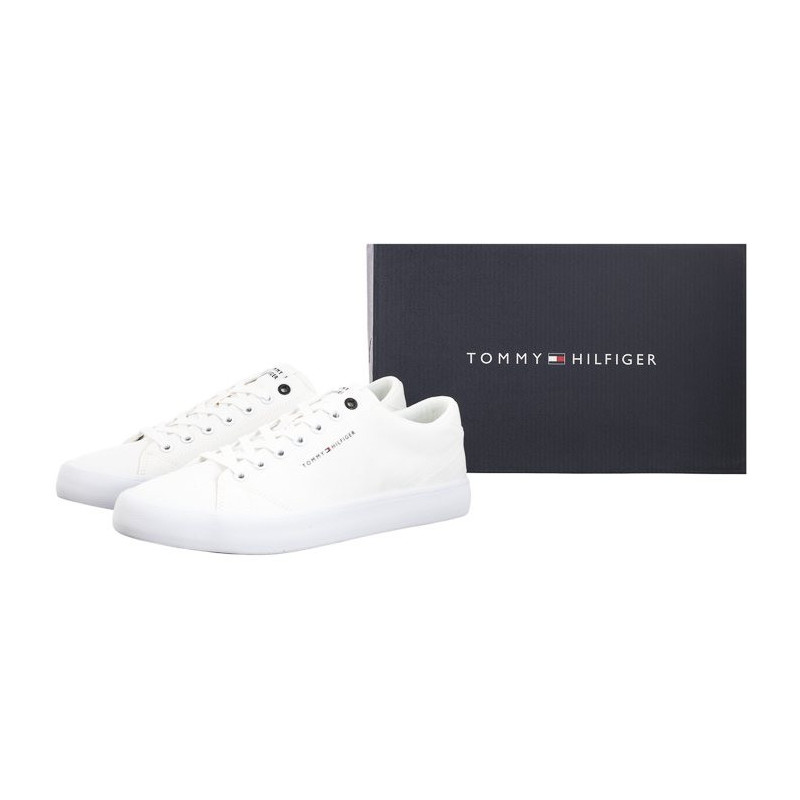 Tommy Hilfiger TH Hi Vulc Low Canvas White FM0FM04882 YBS (TH1079-a) tossud