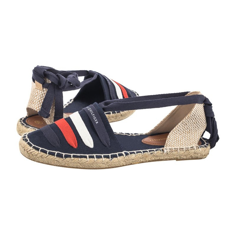 Tommy Hilfiger Flat Espadrille T3A7-33280-0890 800 Blue (TH1076-b) kingad