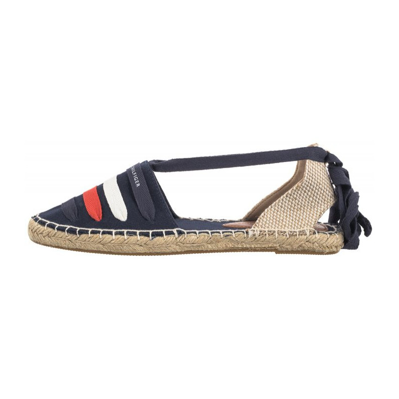 Tommy Hilfiger Flat Espadrille T3A7-33280-0890 800 Blue (TH1076-b) kingad