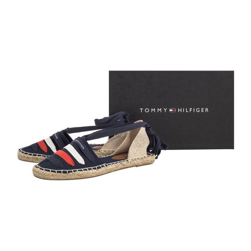 Tommy Hilfiger Flat Espadrille T3A7-33280-0890 800 Blue (TH1076-b) kingad