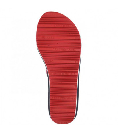 Tommy Hilfiger Corporate Wedge Beach Sandal Red/White/Blue FW0FW07987 0G0 (TH1080-a) kingad