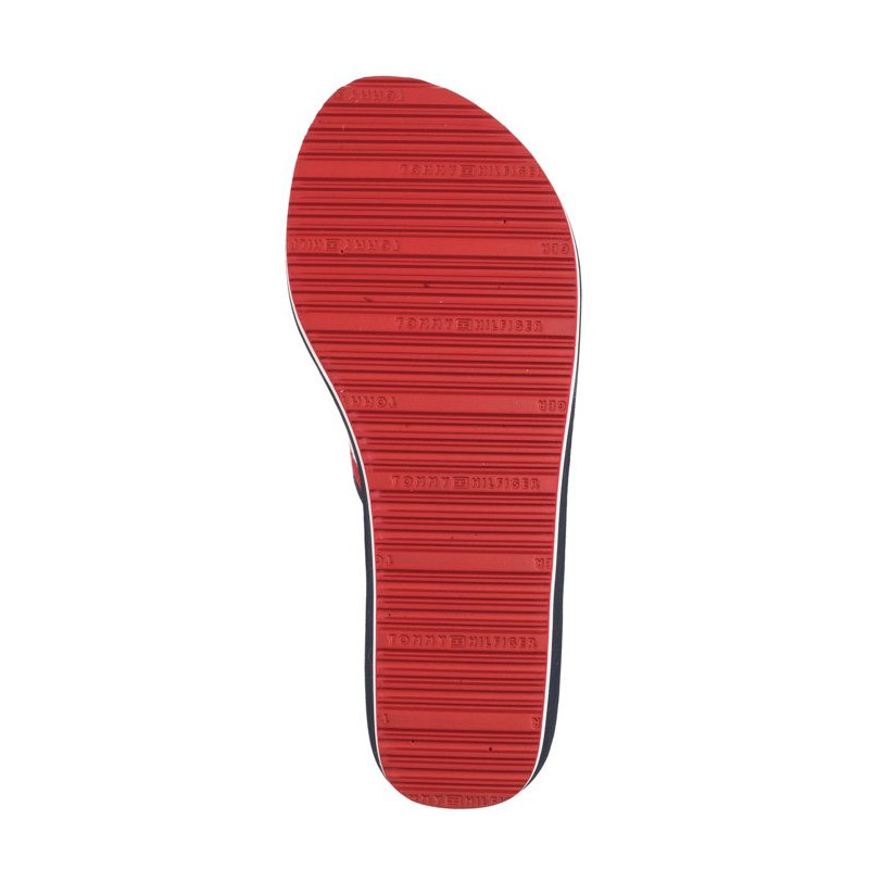 Tommy Hilfiger Corporate Wedge Beach Sandal Red/White/Blue FW0FW07987 0G0 (TH1080-a) kingad