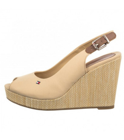 Tommy Hilfiger Iconic Elena Sling Back Wedge FW0FW04789 ACR Harvest Wheat (TH126-e) kingad