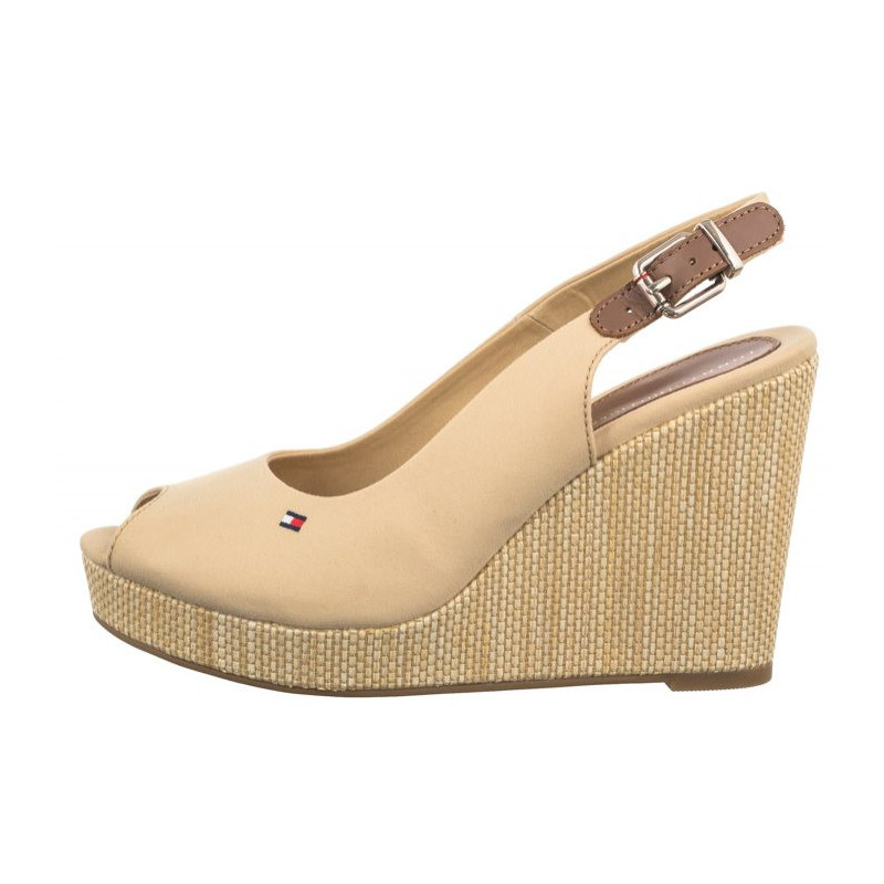 Tommy Hilfiger Iconic Elena Sling Back Wedge FW0FW04789 ACR Harvest Wheat (TH126-e) kingad