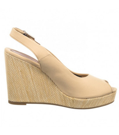 Tommy Hilfiger Iconic Elena Sling Back Wedge FW0FW04789 ACR Harvest Wheat (TH126-e) kingad