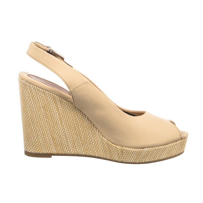 Tommy Hilfiger Iconic Elena Sling Back Wedge FW0FW04789 ACR Harvest Wheat (TH126-e) kingad