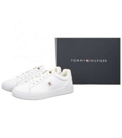 Tommy Hilfiger Essential Elevated Court Sneaker White FW0FW07685 YBS (TH1026-b) spordijalatsid