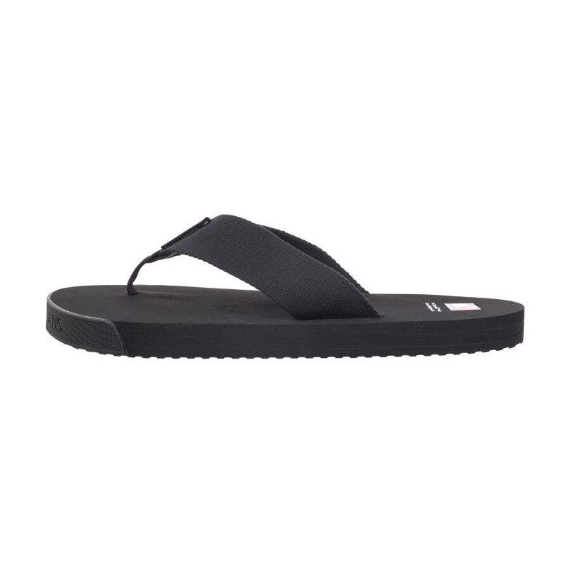 Tommy Hilfiger Tjm Elevated Flip Flop Black EM0EM01393 BDS (TH1083-a) kingad