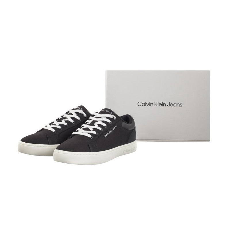 Calvin Klein Classic Cupsole Low Lth In Dc Black/Bright White YM0YM00976 0GM (CK495-a) spordijalatsid