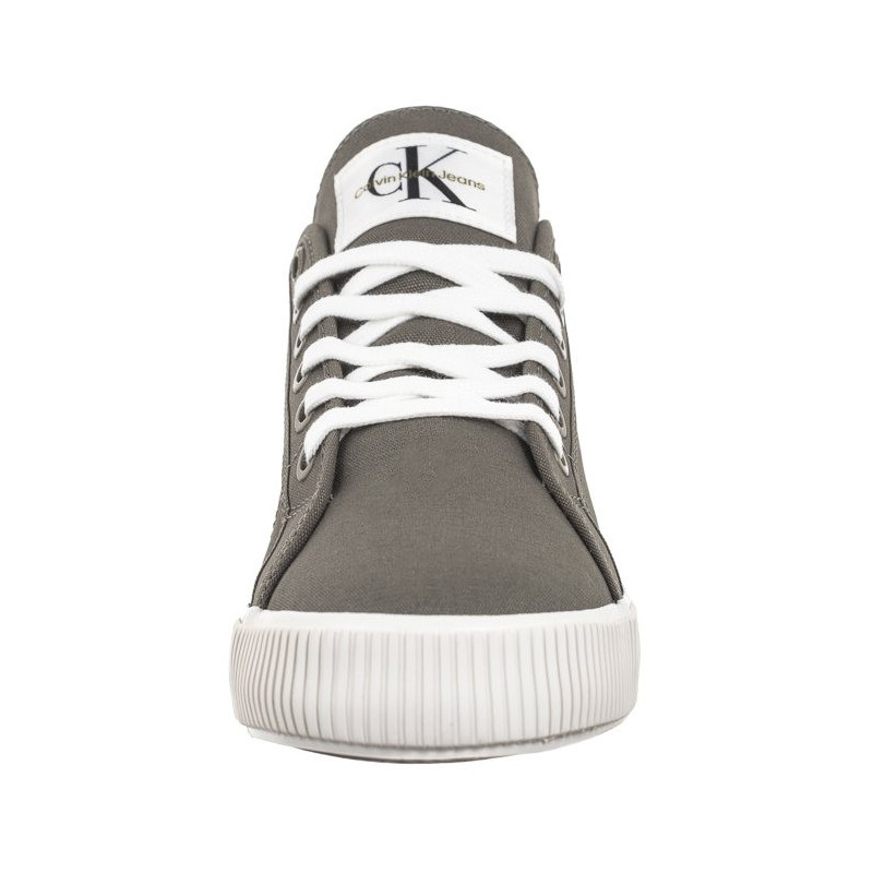 Calvin Klein Ess Vulcanized Low Laceup CS ML Dusty Olive/Bright White YM0YM00306 0IH (CK497-b) tossud