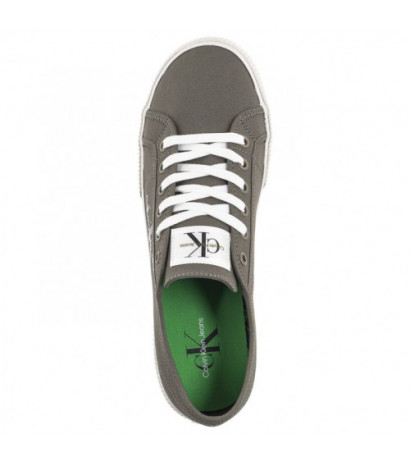 Calvin Klein Ess Vulcanized Low Laceup CS ML Dusty Olive/Bright White YM0YM00306 0IH (CK497-b) tossud