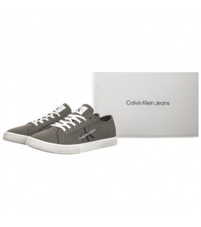 Calvin Klein Ess Vulcanized Low Laceup CS ML Dusty Olive/Bright White YM0YM00306 0IH (CK497-b) tossud