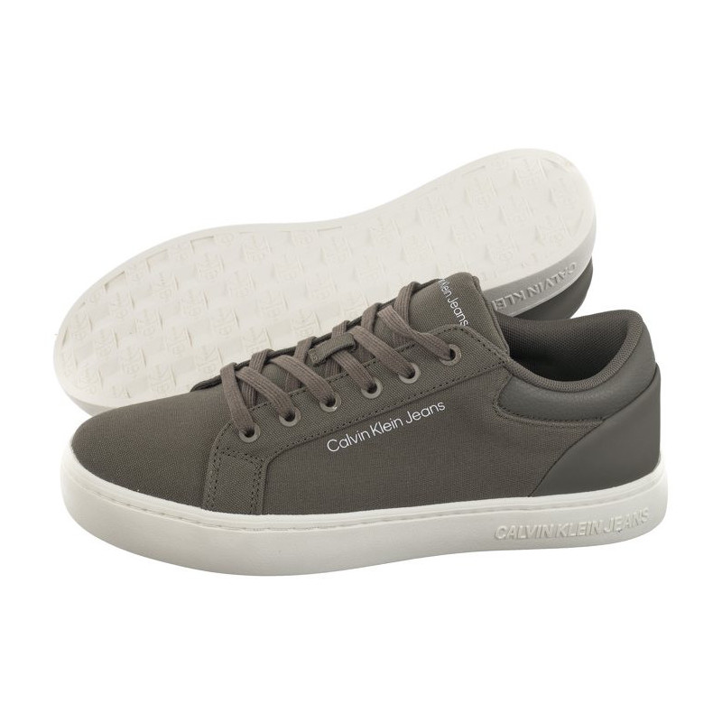 Calvin Klein Classic Cupsole Low Lth In Dc Dusty Olive/Bright White YM0YM00976 0IH (CK495-b) spordijalatsid