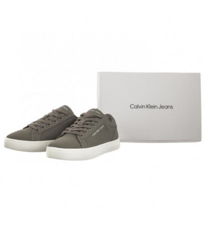 Calvin Klein Classic Cupsole Low Lth In Dc Dusty Olive/Bright White YM0YM00976 0IH (CK495-b) spordijalatsid