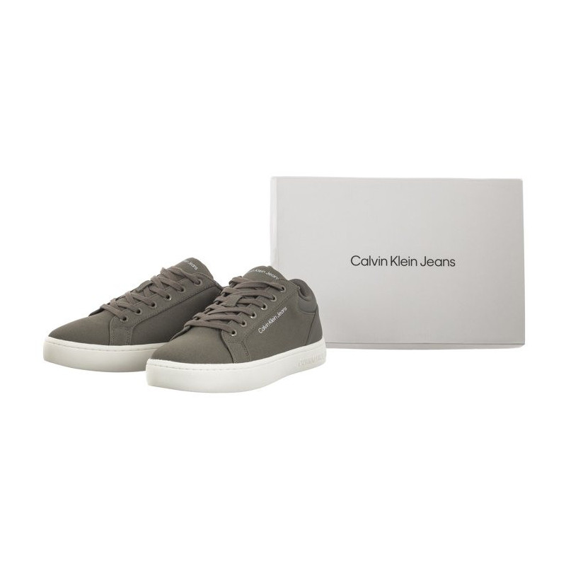 Calvin Klein Classic Cupsole Low Lth In Dc Dusty Olive/Bright White YM0YM00976 0IH (CK495-b) spordijalatsid