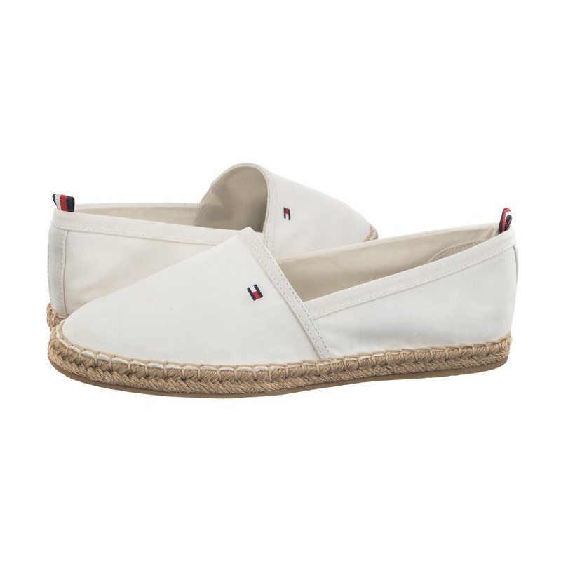 Tommy Hilfiger Basic Tommy Flat Espadrille Ecru FW0FW06497 YBL (TH1016-c) kingad