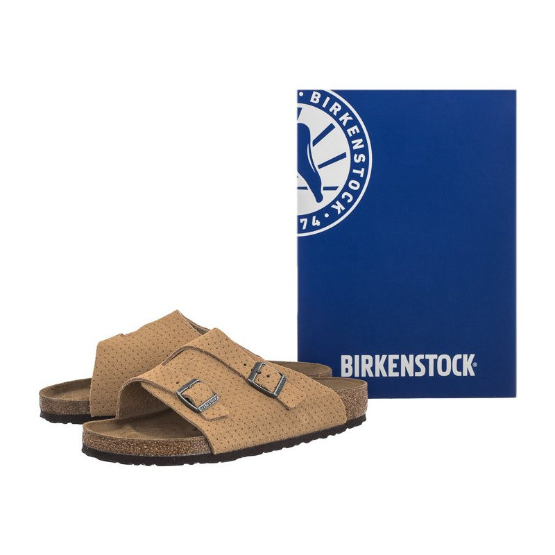 Birkenstock Zurich Emboss Dots New Beige 1027036 (BK254-a) sussid