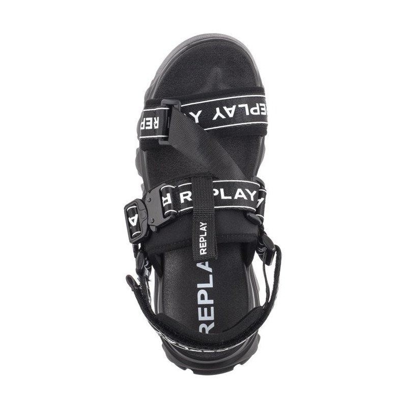 Replay Juyce Buckle GWSA6.000.C0001T RSA60001T 0003 Black (RP15-a) sandaalid