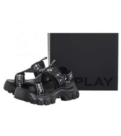 Replay Juyce Buckle GWSA6.000.C0001T RSA60001T 0003 Black (RP15-a) sandaalid