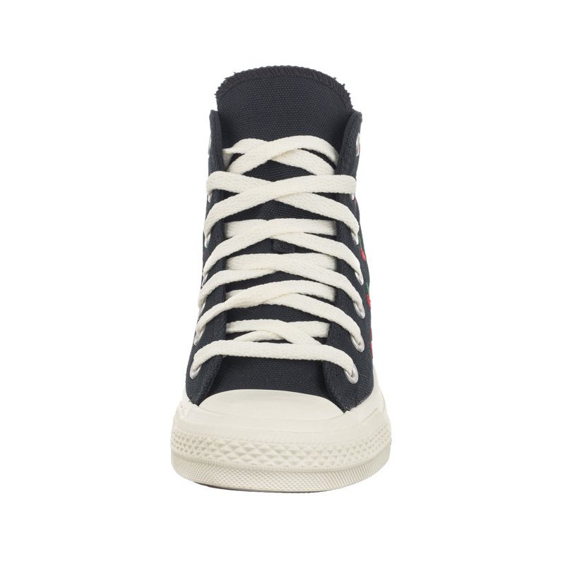 Converse CTAS Hi Black/Egret/Red A08142C (CO675-a) kingad