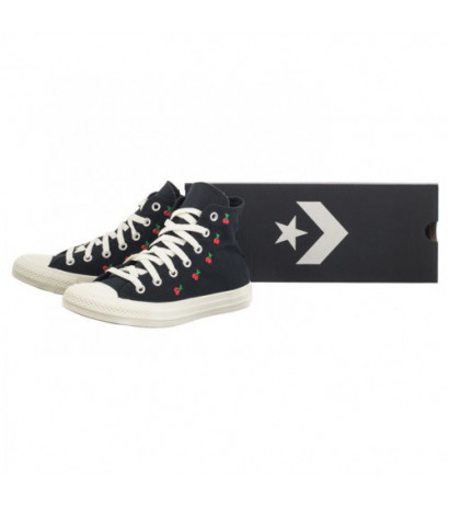 Converse CTAS Hi Black/Egret/Red A08142C (CO675-a) kingad