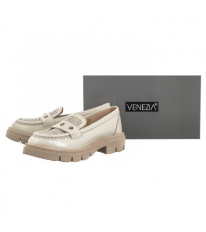 Venezia Beżowe Lakierowane  28384 Pat Beige (VE764-a) kingad