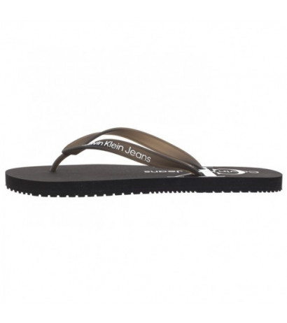 Calvin Klein Beach Sandal Monogram TPU Black YM0YM00838 BDS (CK499-a) kingad