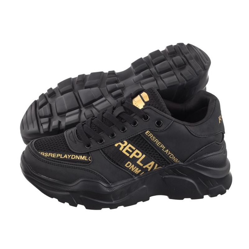 Replay Vanessa Tape GWS7Z.000.C0007S RS7Z0007S 0006 Black/Gold (RP18-a) spordijalatsid