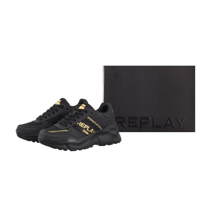 Replay Vanessa Tape GWS7Z.000.C0007S RS7Z0007S 0006 Black/Gold (RP18-a) spordijalatsid