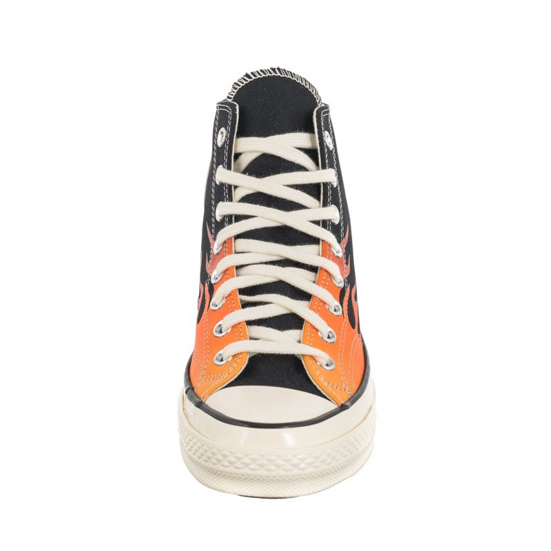 Converse Chuck 70 Hi Black/Enamel Red/Bold Mandarin 165024C (CO678-a) kingad