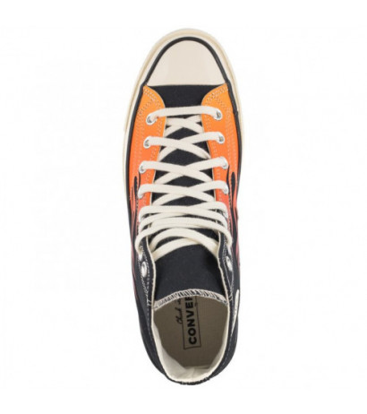 Converse Chuck 70 Hi Black/Enamel Red/Bold Mandarin 165024C (CO678-a) kingad