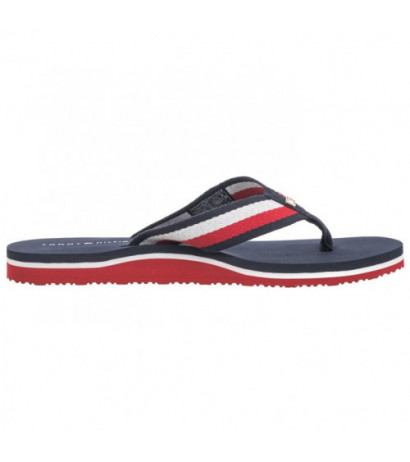 Tommy Hilfiger Corporate Beach Sandal Red White Blue FW0FW07986 0G0 (TH1097-a) kingad