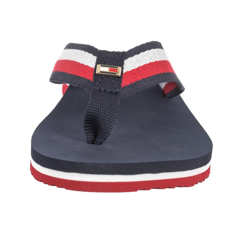 Tommy Hilfiger Corporate Beach Sandal Red White Blue FW0FW07986 0G0 (TH1097-a) kingad