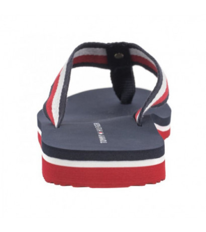 Tommy Hilfiger Corporate Beach Sandal Red White Blue FW0FW07986 0G0 (TH1097-a) kingad