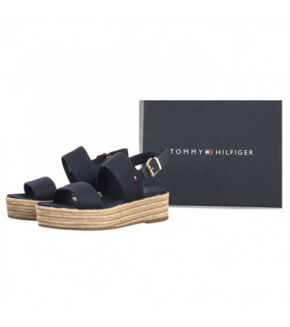 Tommy Hilfiger Mid Wedge Sandal Space Blue FW0FW07885 DW6 (TH1099-a) kingad