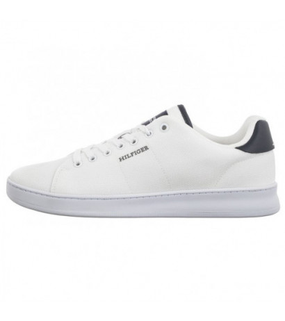 Tommy Hilfiger Court Cupsole Pique Textile White FM0FM04967 YBS (TH1096-a) spordijalatsid