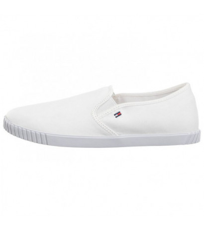 Tommy Hilfiger Canvas Slip-On Sneaker White FW0FW07806 YBS (TH1098-a) kingad