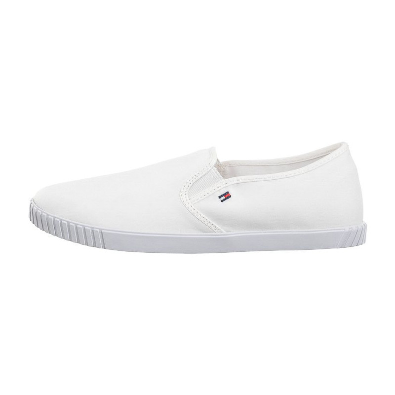 Tommy Hilfiger Canvas Slip-On Sneaker White FW0FW07806 YBS (TH1098-a) kingad