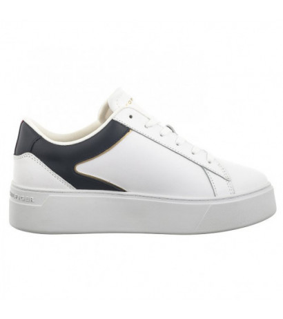 Tommy Hilfiger TH Platform Court Sneaker White/Space Blue FW0FW07910 0K5 (TH1104-a) spordijalatsid