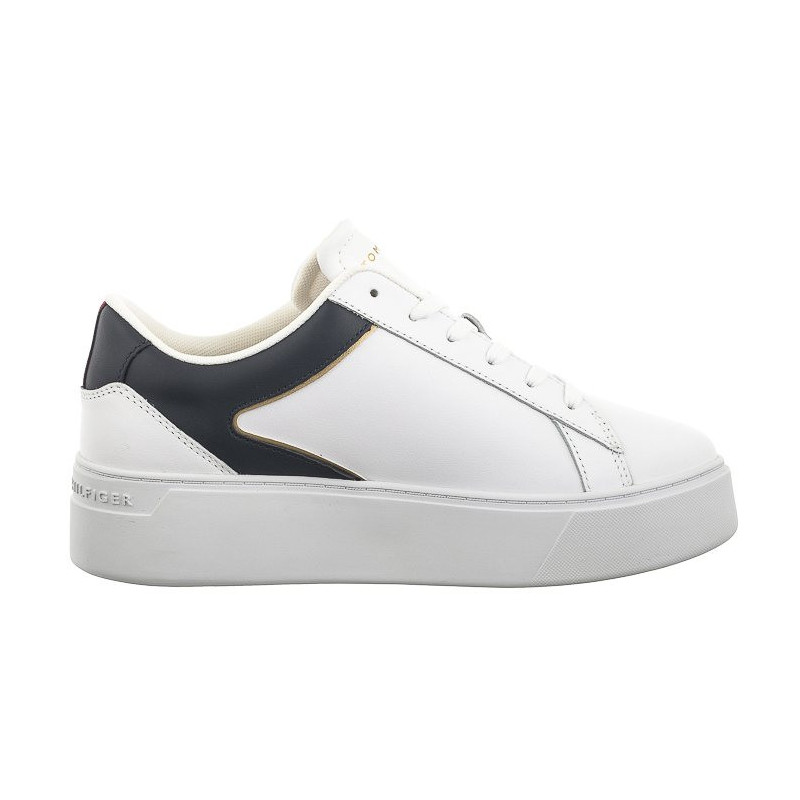 Tommy Hilfiger TH Platform Court Sneaker White/Space Blue FW0FW07910 0K5 (TH1104-a) spordijalatsid