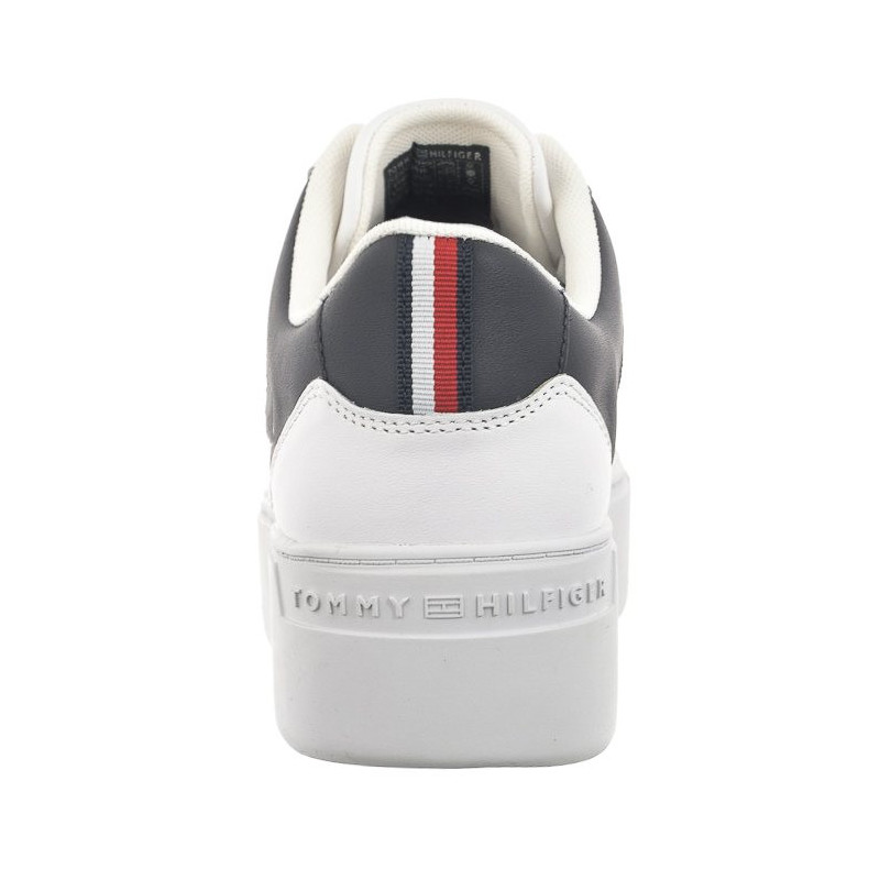 Tommy Hilfiger TH Platform Court Sneaker White/Space Blue FW0FW07910 0K5 (TH1104-a) spordijalatsid