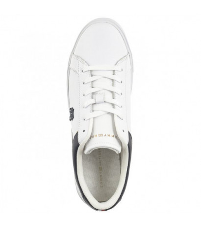 Tommy Hilfiger TH Platform Court Sneaker White/Space Blue FW0FW07910 0K5 (TH1104-a) spordijalatsid