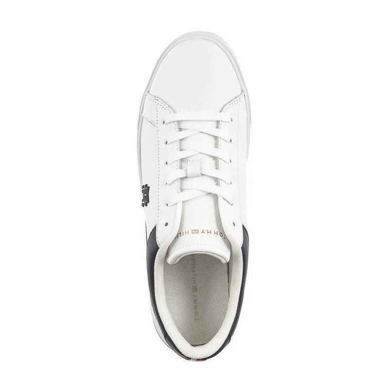 Tommy Hilfiger TH Platform Court Sneaker White/Space Blue FW0FW07910 0K5 (TH1104-a) spordijalatsid