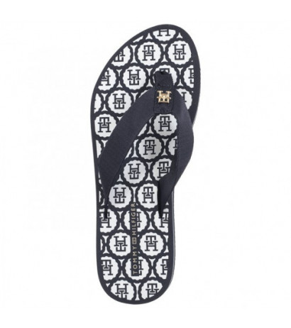 Tommy Hilfiger TH Emblem Beach Sandal Space Blue FW0FW07900 DW6 (TH1107-a) kingad