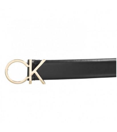 Calvin Klein Re-Lock CK Logo Belt 30mm K60K610157 BEH Black (CK505-a) vöö